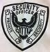 HPU Security Polo Shirt Deluxe 100% Cotton Pre-Shrunk White with Black Letters