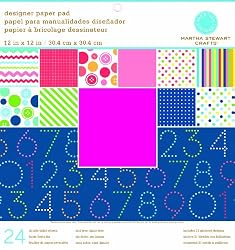 Martha Stewart Crafts Paper Pad, Kids, 12 by 12 Inches, 24 Sheets