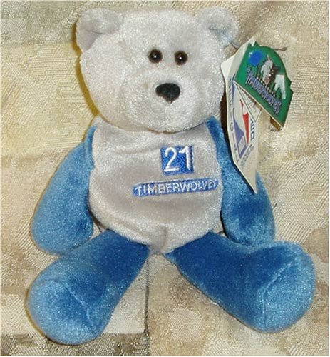SportingGoods: Kevin Garnett #21 Minnesota Timberwolves Beanie Teddy Bear