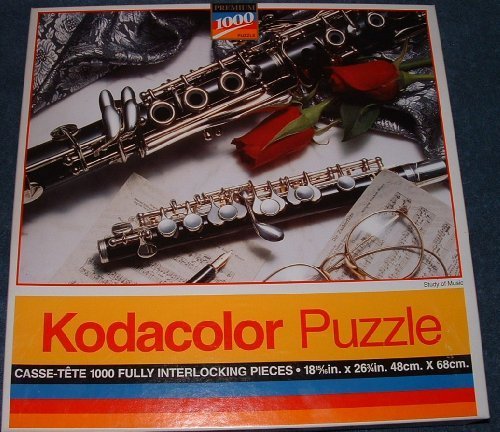 Kodacolor Puzzle Study of Music 1000 pieces 19" X 27" by Rose Art