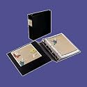 Angle D Ring Binder, 5" Cap, 11"x8 1/2", 12/CT, Black (SAM16600) Category: Non-View Binders