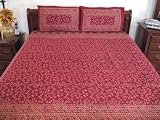 3P INDIA BEDDING FLORAL BED SHEET COTTON BEDROOM DECOR