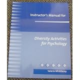 Instructor's Manual for Diversit Activities for Psychology,pb,2001