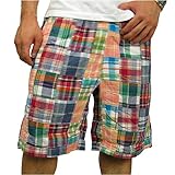 GURAMICCI O~` MADRAS PATCHWORK SHORT }hX pb`[N V[gpc GK09SM11-PINK Y sN