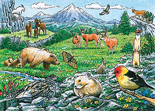 Rocky Mountain Wildlife, A 35-Piece Tray Puzzle by Cobble Hill