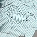 Sequin Aqua Blue Silver Chevron Zig Zag Pattern Metallic Fishscale Fin 1.5 inches Couture Loose Paillettes