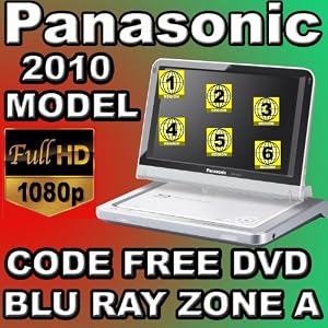 2010 Panasonic DMP-B100 Region Code Free DVD and Blu Ray Player DVD Region 012345678 PAL... 