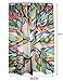 ONEONEY Colorful Tree of Life Gorgeous Like Feather Bathroom Shower Curtain - Custom Polyester Fabric kids Decorative Curtain Ideas (72