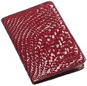 Cole Haan Hand-Woven Patent Leather Cover for 2nd Generation Kindle,Ruby Sugar