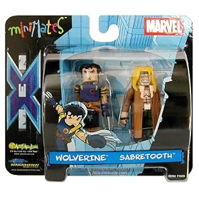 Marvel Minimates Ultimate Wolverine and Sabretooth Series 3 by 