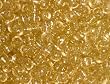 Gold Sparkle Glitter Crow Beads Pony Beads, 100pc pkg