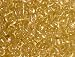 Gold Sparkle Glitter Crow Beads Pony Beads, 100pc pkg