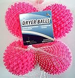 Dryer Balls 4 Pack Pink- Reusable Dryer Balls Replace Laundry Drying Fabric Softener and Saves You Money