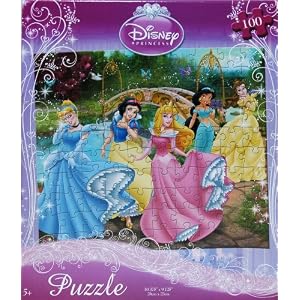 Disney Princess 100-Piece Jigsaw Puzzle (Princesses in the Garden) by Disney