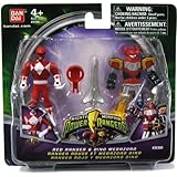 Power Rangers Mighty Morphin 4 Inch Action Figure 2Pack Red Ranger and Dino Megazord