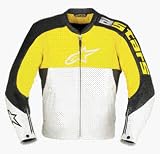 ALPINESTARS JACKET STUNT LTHR. YEL 54 - 310-146-50-54