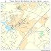Street & Road Map of Flowery Branch, Georgia GA - Printed poster size wall atlas of your home town