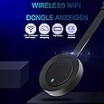 Chromecast Ultra z.b.: Wireless WiFi Display Dongle 4K,HZONE 5GHz +2.4GHz WiFi Drahtlos Mini Bildschirm Anzeigeempfänger 1080HD, Adapter Unterstützt Android-IOS-PC-TV-Monitor-Projektor-Doppelantenne