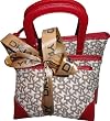 Women's DKNY Town and Country Cosmetic Gift Set Chino/Red