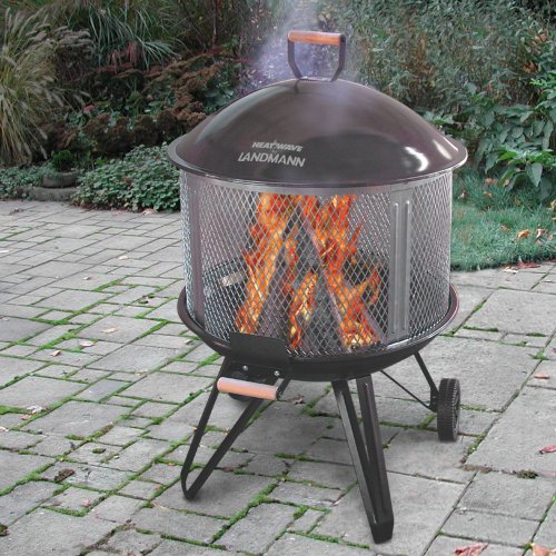 Deluxe Heatwave Fire Pit Huge Discount Garden Light New