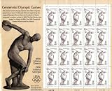 1996 CENTENNIAL OLYMPIC GAMES DISCOBOLUS #3087 Pane of 20 x 32 cents US Postage Stamps 61DEAqDOkoL. SL160 1996 CENTENNIAL OLYMPIC GAMES DISCOBOLUS #3087 Pane of 20 x 32 cents US Postage Stamps