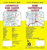Rome/Cartersville/Calhoun/Cedartown, Georgia Street Map