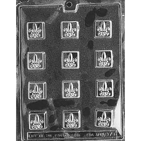 FLEUR-DE-LIS All Occasions Candy Mold Chocolate