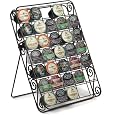 Big Save Universal K-cup Storage Rack 35 Capacity Can Be Used on Countertop, Inside Drawer or Mount on Wall, Hammered Bronze Scroll Design