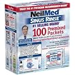 Sinus Rinse Regular Mixture Packets - Relieves Allergies & Sinus Symptoms, 100 salt premixed packets, (NeilMed)