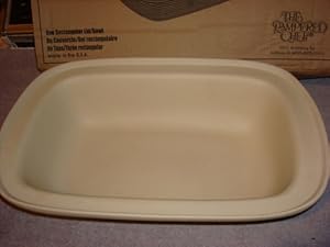 Pampered Chef Family Heritage Stoneware Rectangular Lid/Bowl #1435