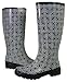 Ways to Dress Up Your Rain Boots  – Tory Burch Logo Rubber Rain Boots