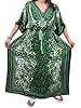 Womens Mogul Kaftan Green Jewel Caftan Moroccan Dress Muumuu