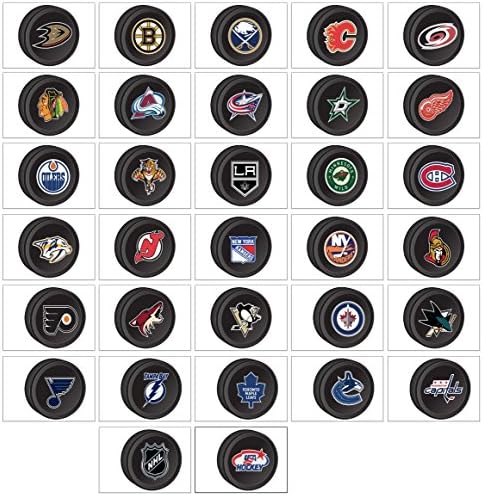 32 wall decals stickers NHL teams logo hockey puck - Good size: 5
