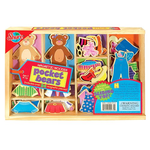 61DFeAoSPlL Shure Wooden Magnetic Pocket Bears