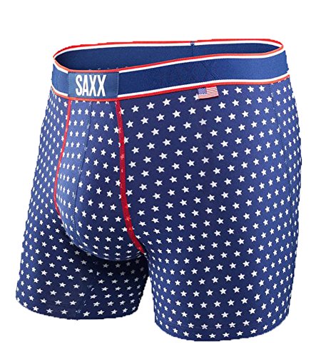 Saxx Vibe Modern Fit Boxer - Men's Usa/Bright Navy, XL
