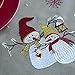 Phantoscope Decoractive New Merry Christmas Dinning and Living Series Snowman Table Runner