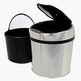 iTouchless Fully Automatic Stainless Steel Touchless Trash Can® TX 1.3 Gallon