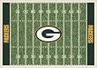 Green Bay Packers 3' 10" x 5' 4" NFL Home Field Area Rug