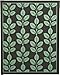 Black Eco-Friendly Botanica Journal / Diary, Hard Cover, Foil Stamped Design, Lined Sheets, 5.5x7"