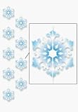 Beistle - 22965 - Snowflake Stringer- Pack of 12