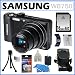Samsung WB750 12.5MP Digital Camera with 18x Optical Zoom and 3-inch LCD + 16GB SDHC + Replacement Battery Pack + Camera Case + Accessory Kit