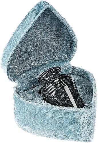 Black Marble Keepsake Cremation Urn