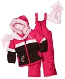 Rothschild Girls 2-6x Snowsuit With Faux Fur Trim Hood