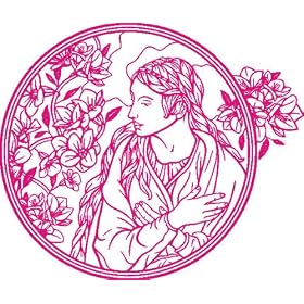 stickers muraux autocollants d113 Jardin fille 120x101 cm- rose