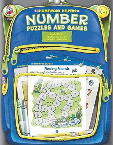 Number Puzzles and Games, Grades K - 1 (Homework Helper)