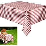 Dazzling Toys Party Vinyl Tablecloth - Pack of 6 - Each Tablecloth Measures 60 Inch X 60 Inch