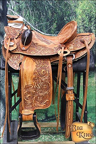 Wd013stro Hilason Big King Western Wade Ranch Roping Cowboy Trail Saddle