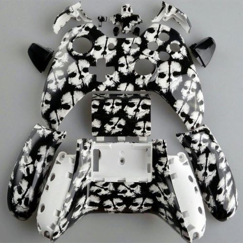 Designer Hydro Dipped Replacement Controller Shell Case XBOX One White Ghosts