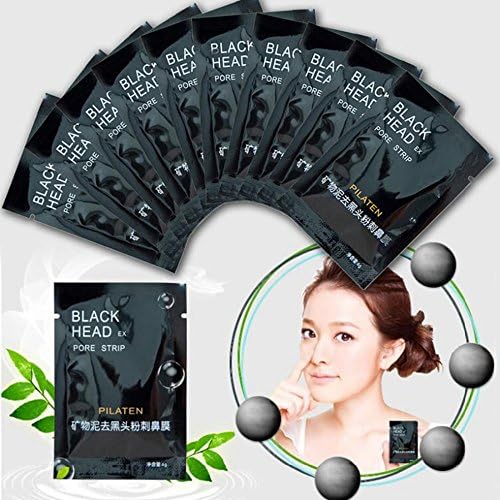 Dilgerv Nose Blackhead Remover Face Facial Black Mask Peeling Acne Treatments Mask Peel Off (150pcs)