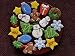 Christmas Holiday Sugar Cookie Assortment, 30 Cookies